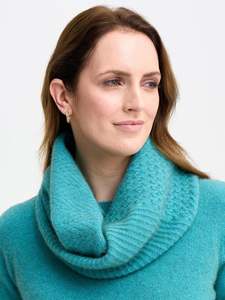 Texture Loop Scarf - Possum Merino