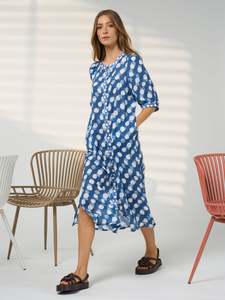Vision Shirt Dress in Denim
