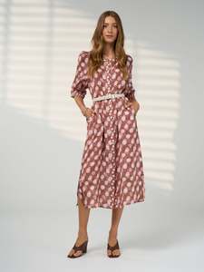 Vision Shirt Dress in Cocoa