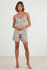 Baksana: Botanical Cami Short PJ Set