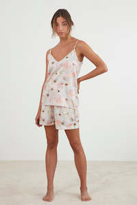 Baksana: Petals Cami Short PJ Set