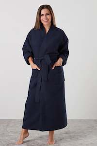 50/50 Waffle Kimono Robe