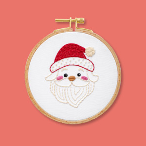 Embroidery: Jolly Santa Beginner Kit