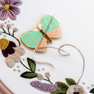 Embroidery Supplies: Butterfly Magnetic Needle Minder