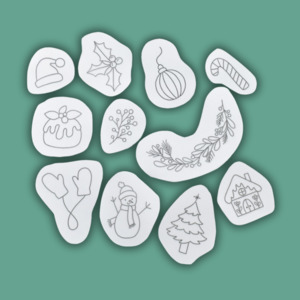 Wash Away Stickers Pack: Festive Fun Wash Away Stickers Pack