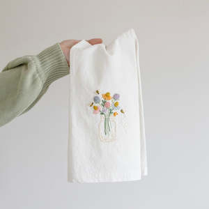 Embroidery: Bee Happy Kitchen Towel Beginner Kit