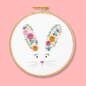 Embroidery: Posie the Bunny Beginner Kit