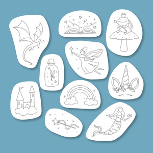 Fairy Tale Wash Away Stickers Pack