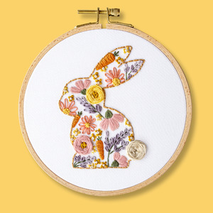 Seasonal Embroidery: Sunny Bunny Beginner Kit
