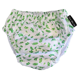 Training Pants: Training Pants - Green Leaves