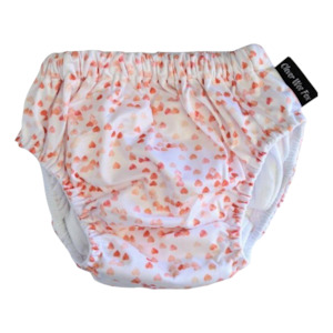 Training Pants: Training Pants - Peach Hearts