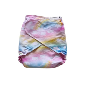 Night Nappies: Tailfin Preflat - Pastel Happiness