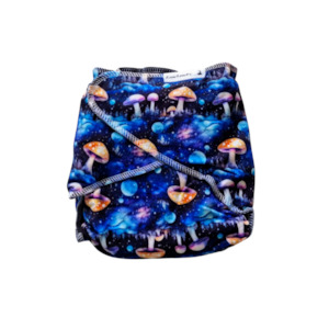 Night Nappies: Tailfin Preflat - Moonlight Mushrooms