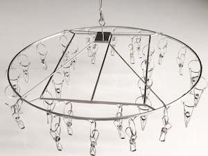 Laundry Items: Round Peg Hanger 30 Pegs - INDOOR MODEL