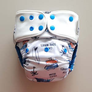 Kekoa Core Nappies: Kekoa Core Large - Surfs Up