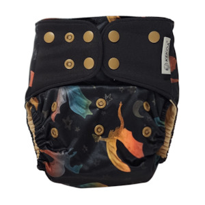 Kekoa Core Nappies: CWF/Kekoa Core Large - Moonlight Dragons