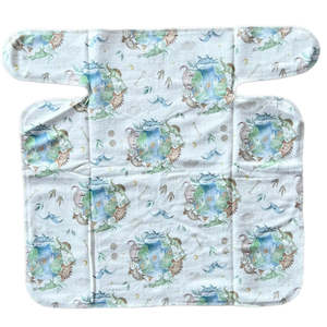 Prefold Flat Nappies: OSFM Preflat - Dino