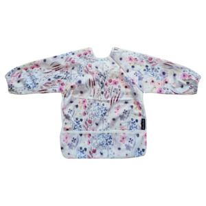 Sleeved Bibs: Sleeved Bibs - Wildflowers