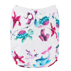 Basic Pocket Nappy - Ocean Friends