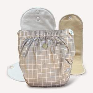 Ai2 Snap In Nappies: Mimi & Co Originals 2.0 - Wheatmeal