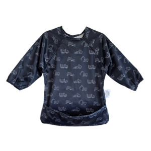 Mealtime Playtime More: Luxe Sleeved Bibs - Mighty Machines