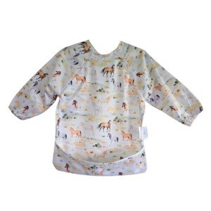 Mealtime Playtime More: Luxe Sleeved Bibs - Horse Play