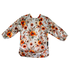 Mealtime Playtime More: Luxe Sleeved Bibs - Grandma's Linen