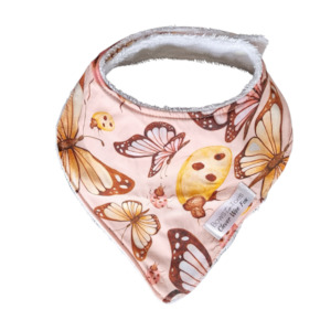 Cwf Bows To Toes Collab Dribble Bibs: Dribble Bibs - Butterfly Kisses