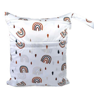 Clever Wee Fox: Wet Bags - Raining Rainbows