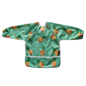 Sleeved Bibs: Sleeved Bibs - Piña colada