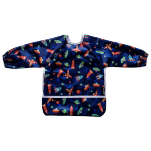 Sleeved Bibs: Sleeved Bibs - Rockets