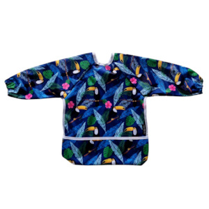 Sleeved Bibs - Tropical Toucans