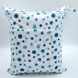 New: Wet Bags - Blue Splotches