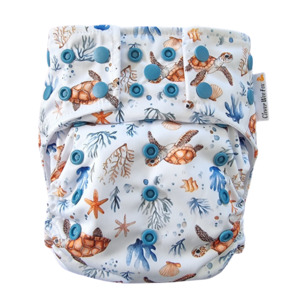 Minimi - New OG Fit Premium Nappy - Turtles