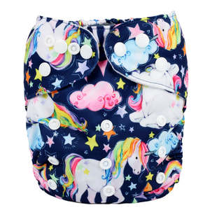 Basic Pocket Nappy - Unicorn Dreams