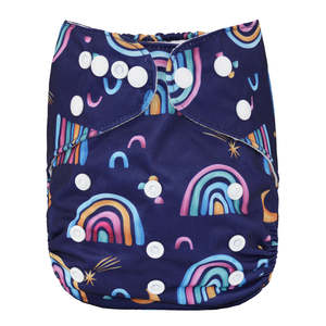 Basic Pocket Nappy - Rainbow Nights