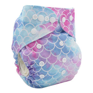 Basic Pocket Nappy - Ocean Tails