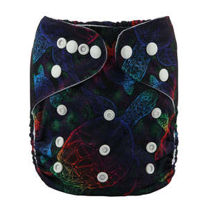 Basic Pocket Nappy - Turtles