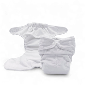 Average Wetter Night Nappy - White