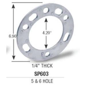 Vehicle Servicing: GORILLA MAG WHEEL SPACER 6MM 5 & 6 HOLE SUV (EACH)