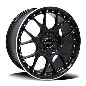 Diezel: DIEZEL A048 | GLOSS BLACK MACHINED LIP