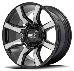 Moto Metal: MOTO METAL MO804 | SPIDER | BLACK POLISH FACE