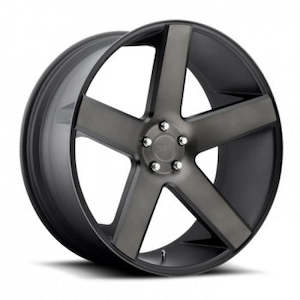 Dub: DUB S116 | BALLER | BLACK MACHINED WITH DARK TINT CLEAR