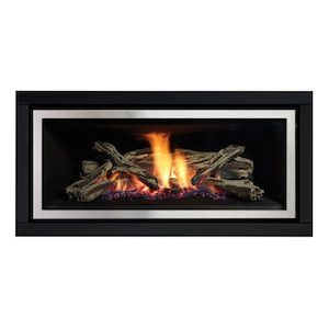 Products: Regency. GF950L/GF900C Black w/ Stainless Steel Inner Fascia RGF268-468-934 and RGF268-467-932