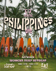 Women's Philippines Surf Retreat! All Levels ♥️ WEEK 1