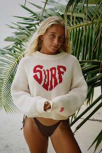 Surf Apparel: Love and waves knit