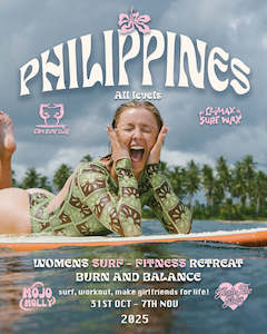 Women's Philippines Surf & Fitness Retreat! All Levels 💕