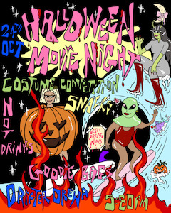 GIRLS HALLOWEEN MOVIE NIGHT! 🎃 👻💓