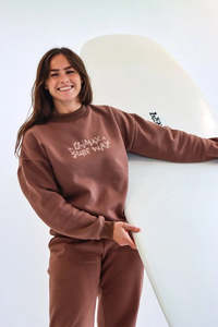 Surf Apparel: Climax Chocolate Sweat Shirt