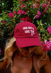 Log off and log on dad cap